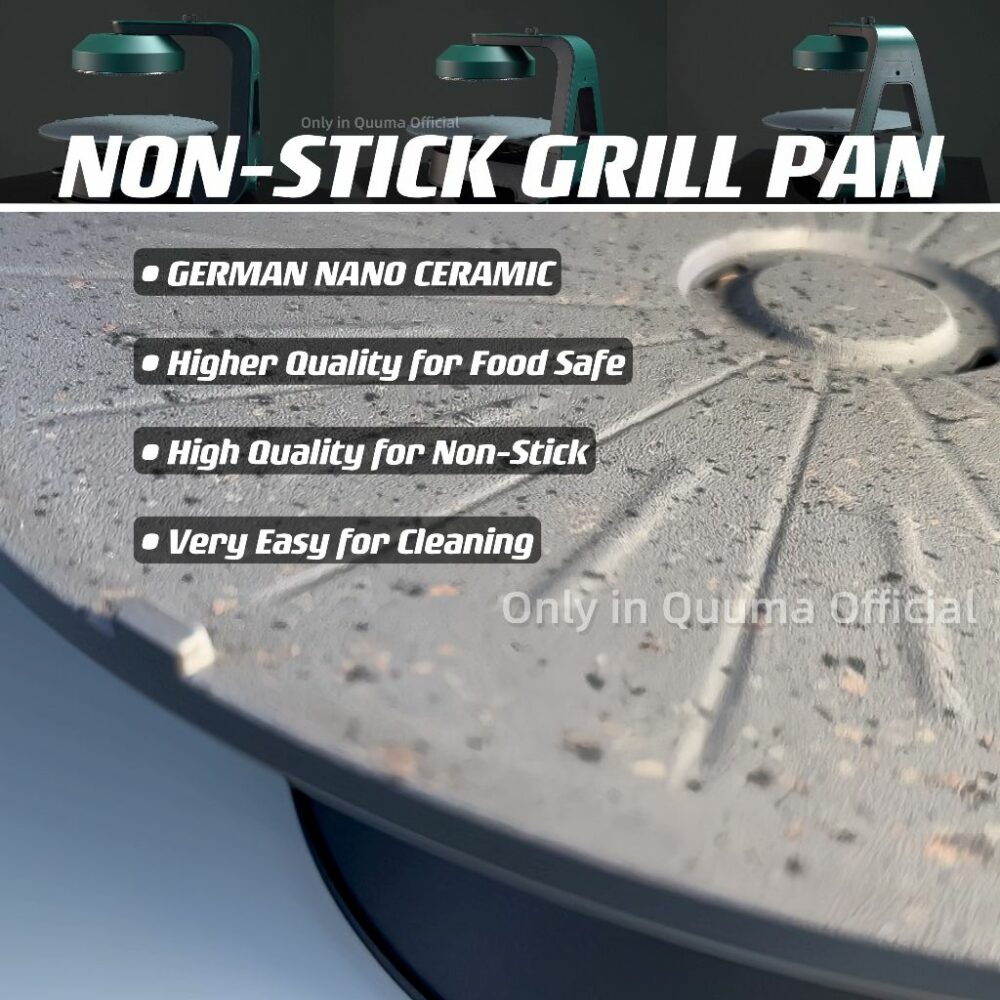 QUUMA BBQ System 2.0 (New Upgraded) Barbecue Grill PAN