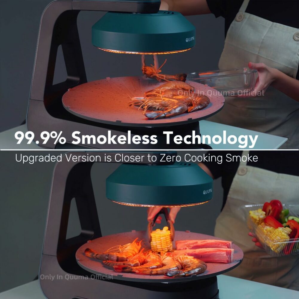 QUUMA BBQ System 2.0 (New Upgraded) Barbecue Grill PAN