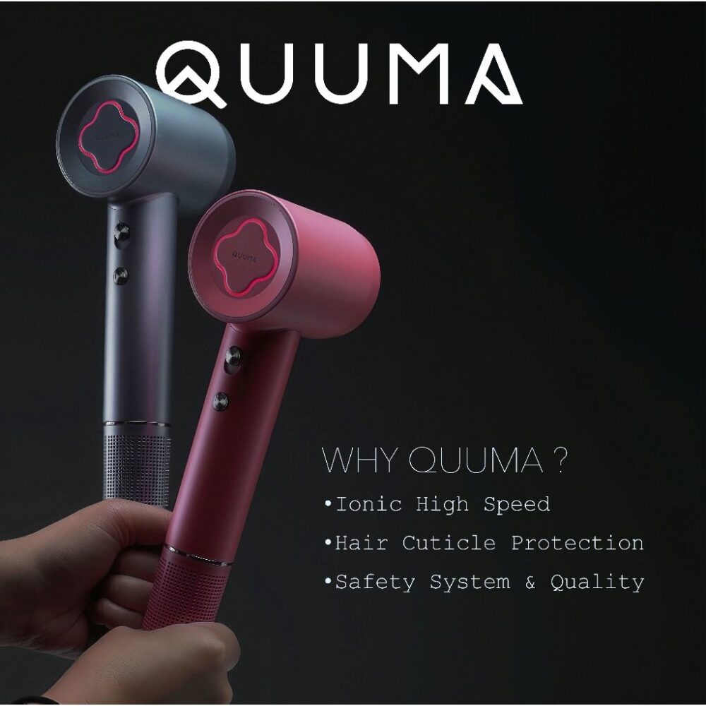 12.12 SALES_QUUMA Ionic Turbo Hair Dryer High Speed Brushless Motor