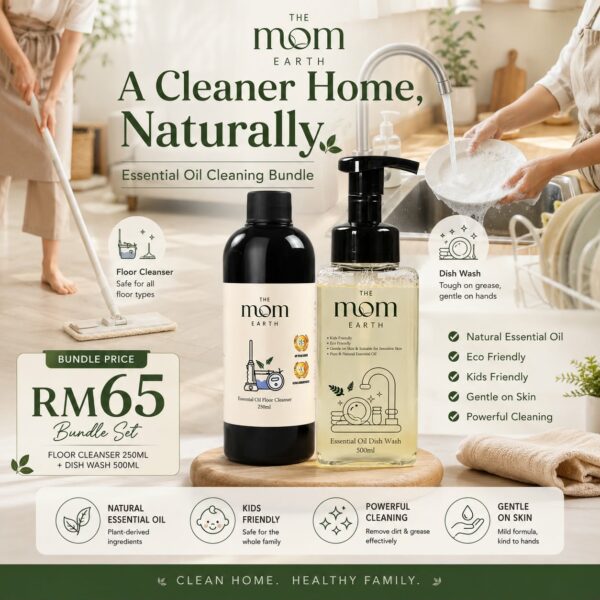 The Mom Earth 100% Eucalyptus Essential Oil Floor Cleaner