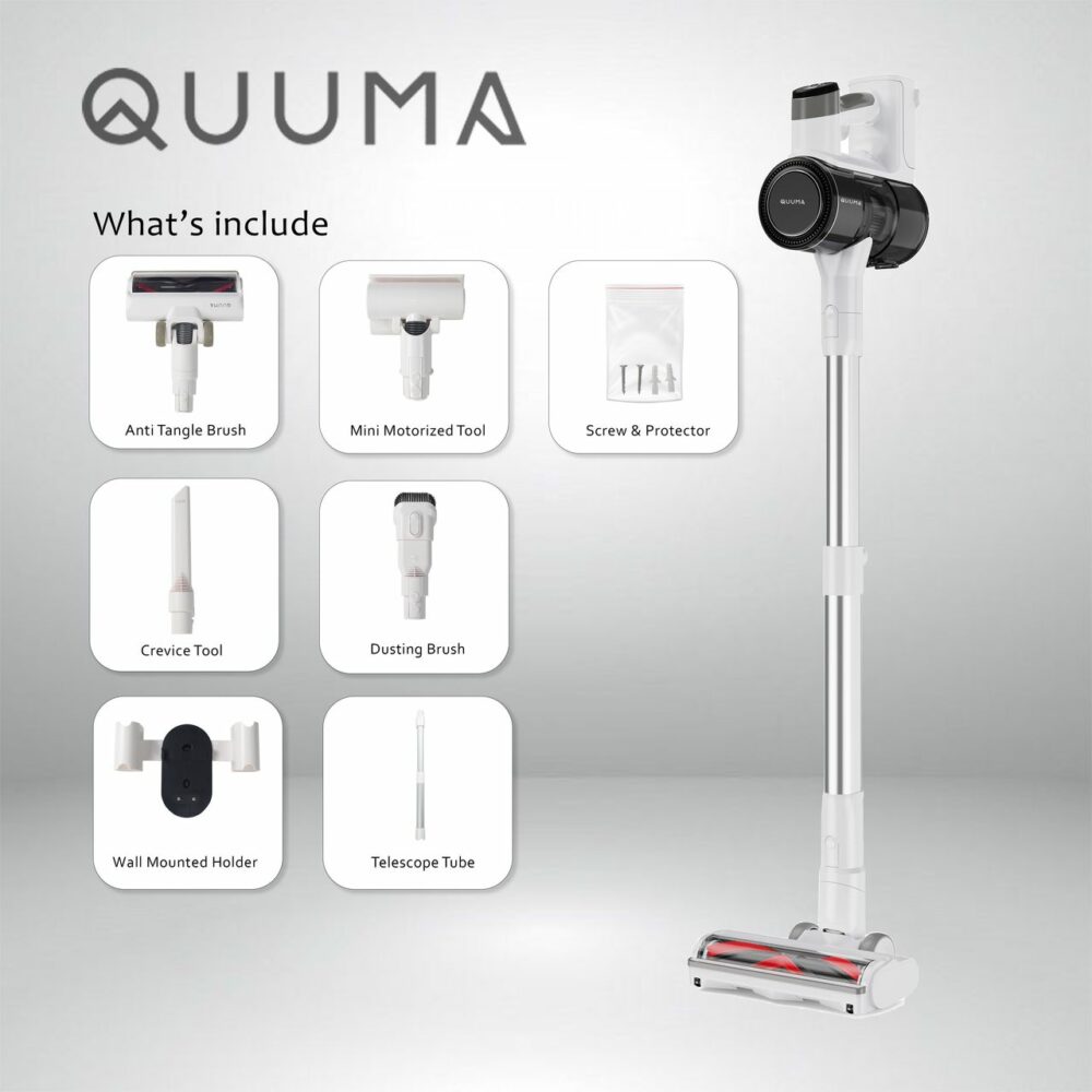 PARENT'S DAY SALES_Quuma Cordless Vacuum Cleaner Powerful Suction