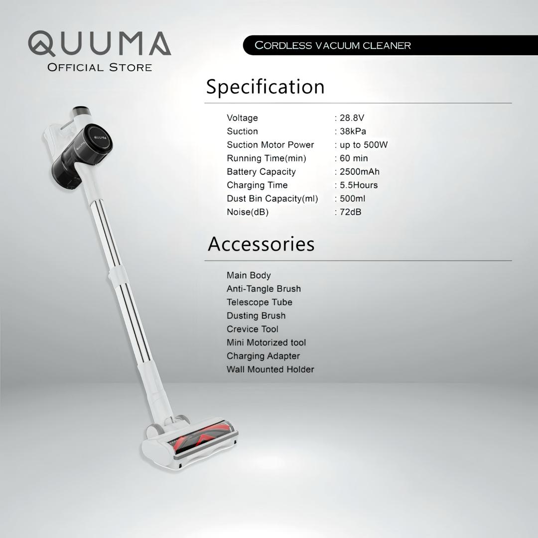 Quuma Cordless Vacuum Cleaner
