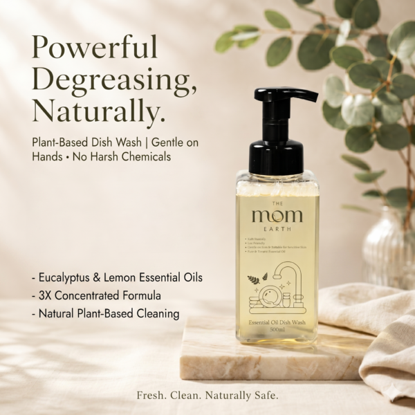 The Mom Earth 100% Eucalyptus Essential Oil Dish Wash